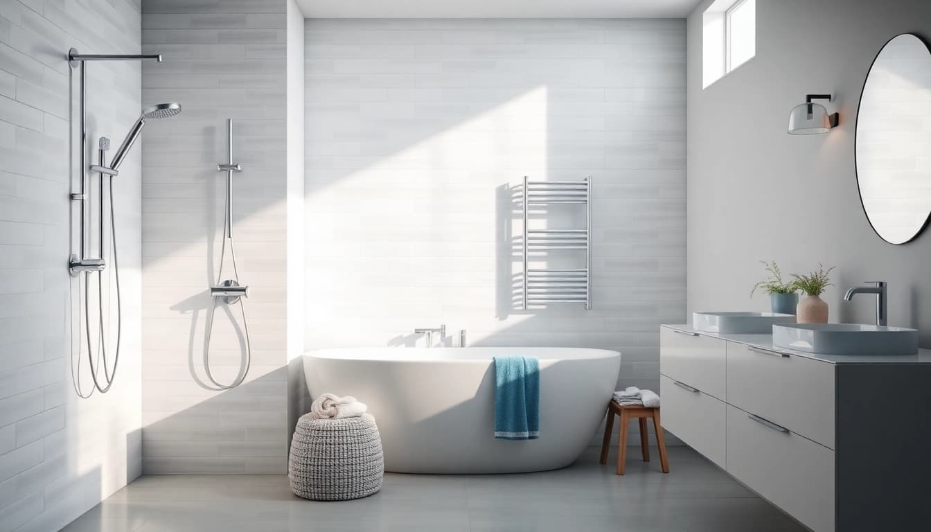 Erleben Sie hochwertige Produkte von sonni sanitär in einer eleganten Badezimmerumgebung.