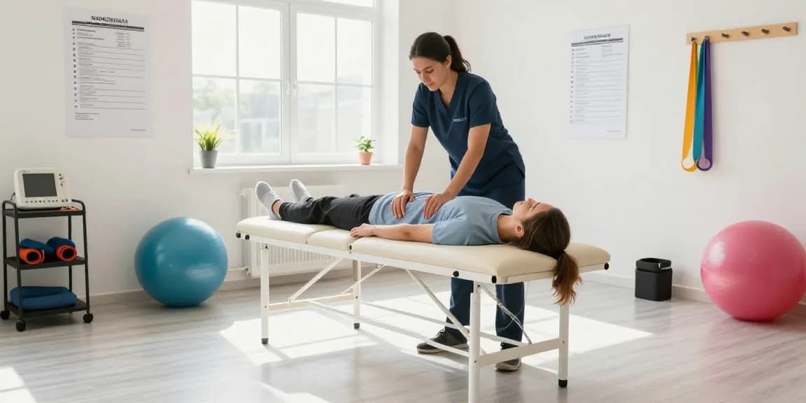 Mobile sports massage Sydney services in a professional healthcare environment.