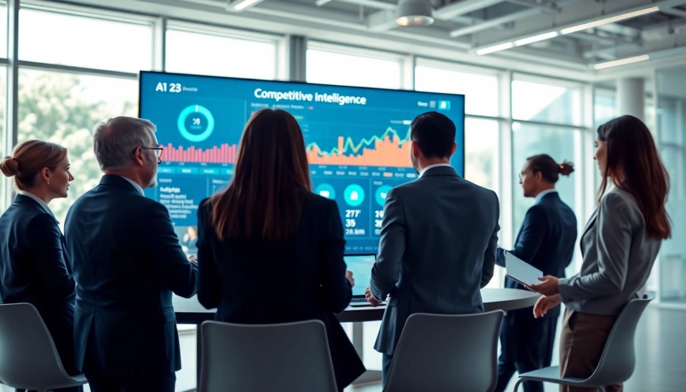Analyze AI for competitive intelligence insights in a modern business environment.