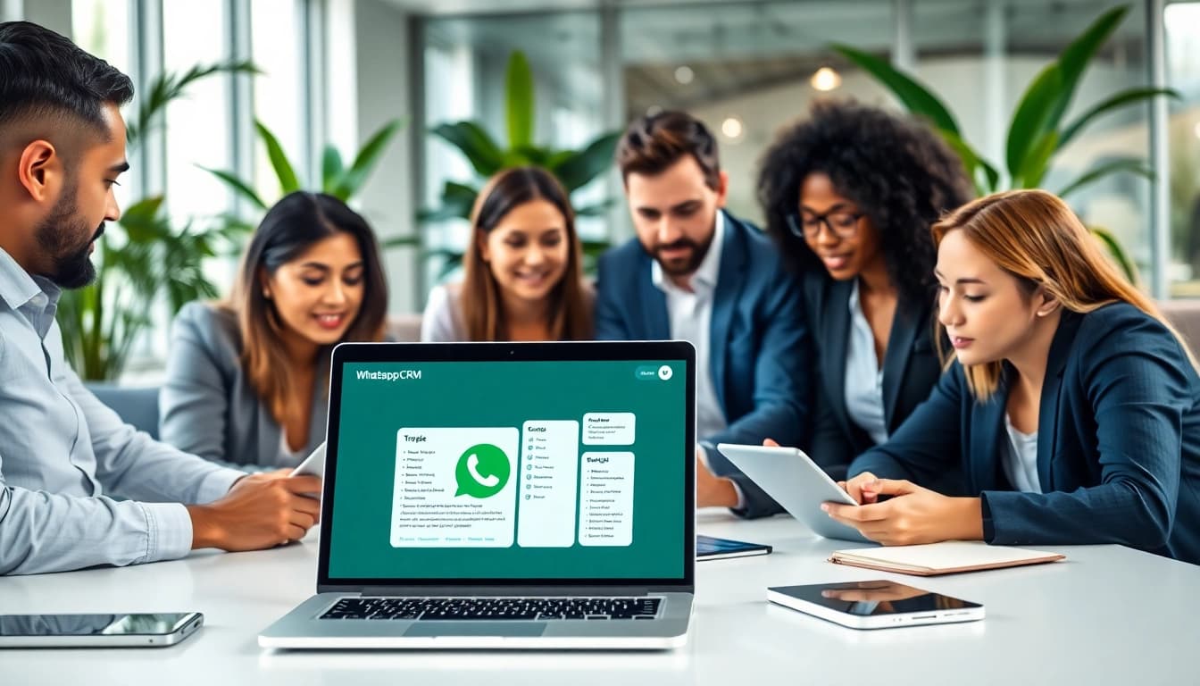 Understand What is a CRM for WhatsApp in a collaborative business environment with diverse team members.