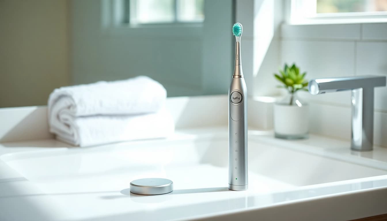 Enhance your oral care with the laifen toothbrush, showcasing its sleek design and advanced features.