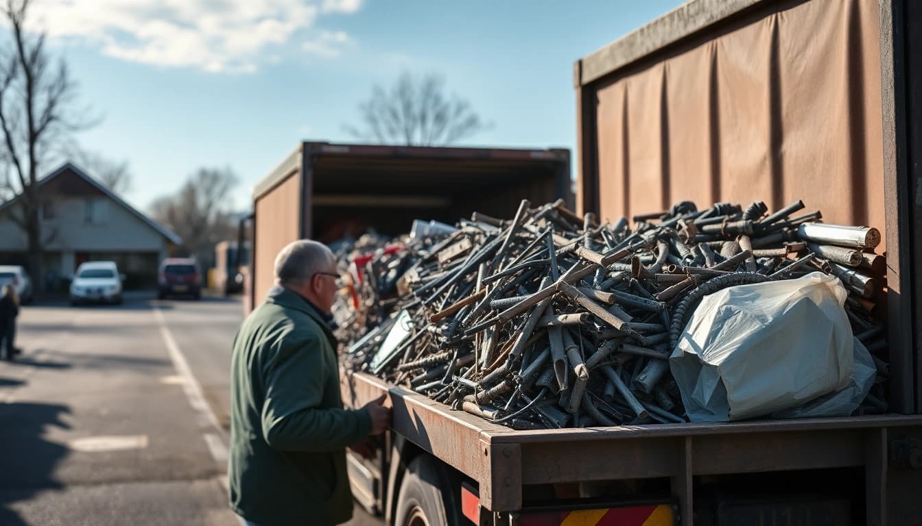 Schrotthändler Oberhausen holt Altmetalle ab und sorgt für fachgerechte Entsorgung.