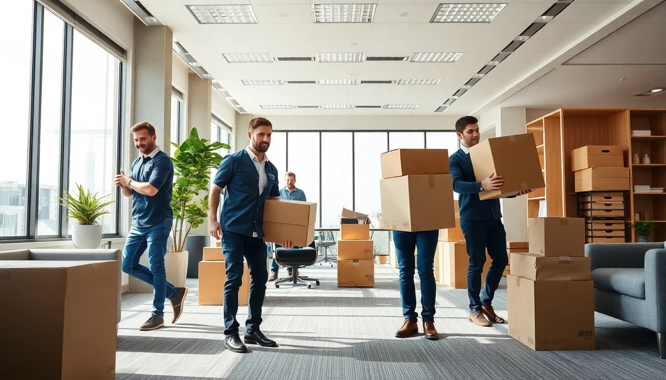 Efficient team handling office removals Stafford with care and professionalism.