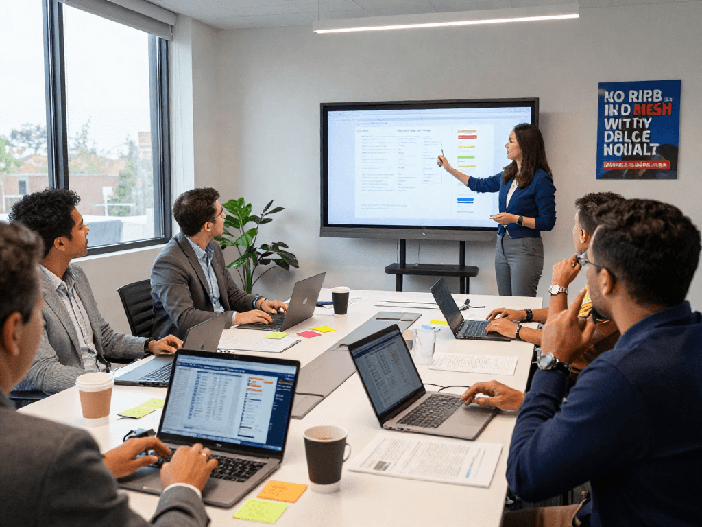 Optimized marketing for congressional campaigns strategy session with voter data analysis.