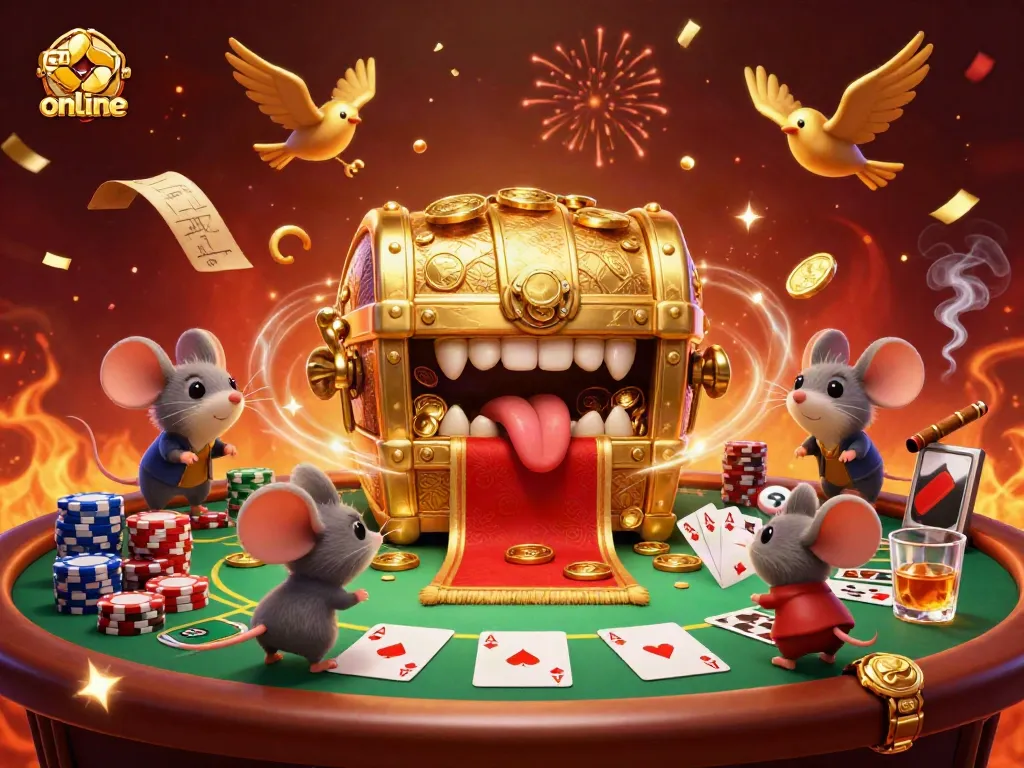 Disfruta de juegos de casino online en una ilustración 3D llena de emoción y detalles.