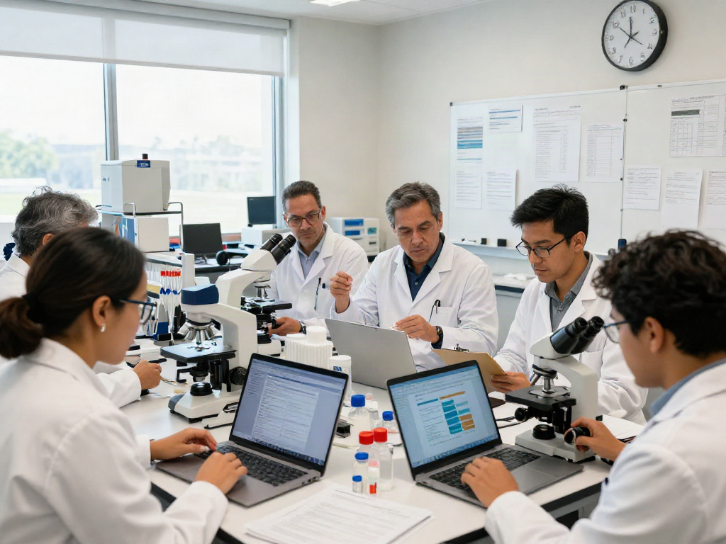 Tirzepatide research California in a collaborative lab environment