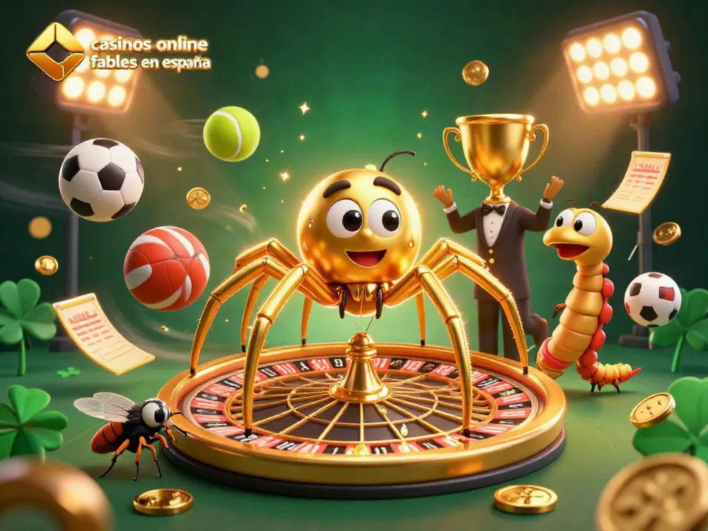 Juega en los casinos online fiables en España con una ilustración vibrante y dinámica de la acción.