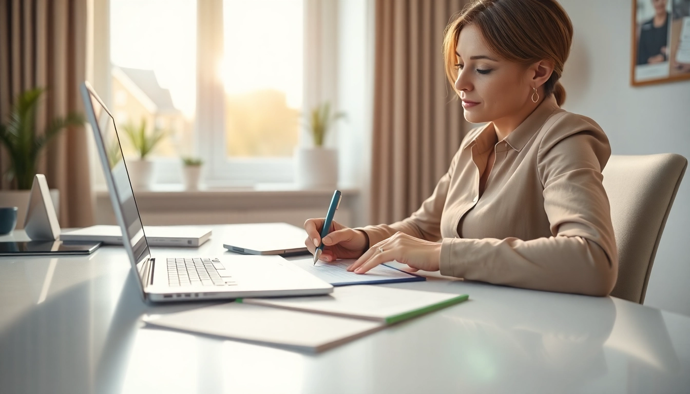 Complete the eta uk application form with attention and clarity in a calm home office setting.