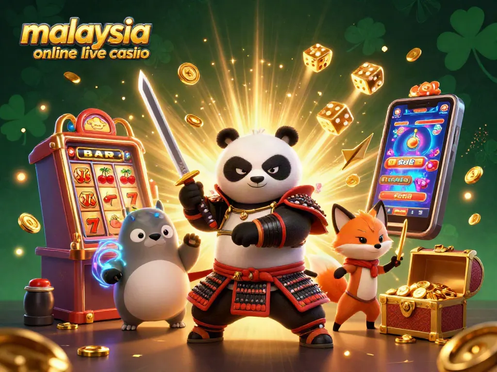 Experience excitement at a malaysia online live casino with captivating characters and vibrant game elements.