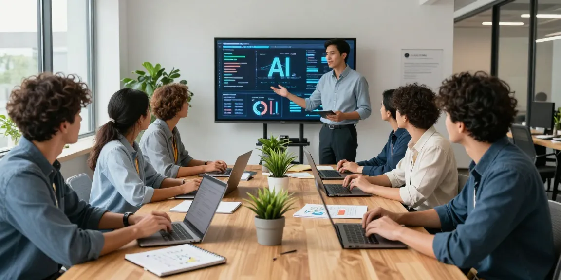 Collaborative team in a modern workspace exploring crushon ai for innovative solutions.