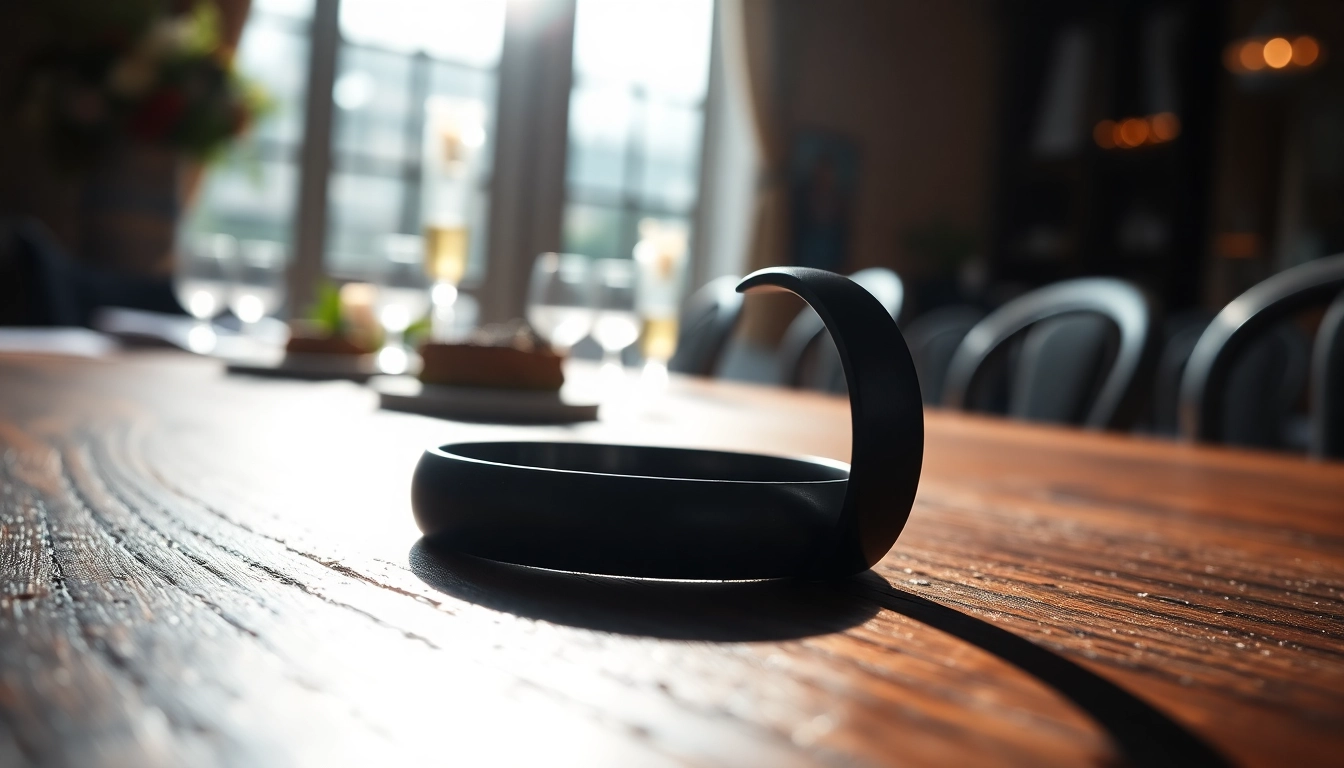 Timeless Elegance in Black Zirconium Rings for Weddings and Beyond