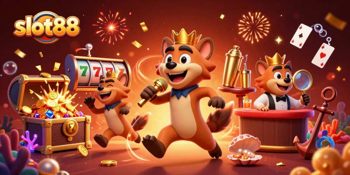 Slot88 menawarkan pengalaman bermain kasino yang menyenangkan dengan simbol jackpot dan suasana meriah.
