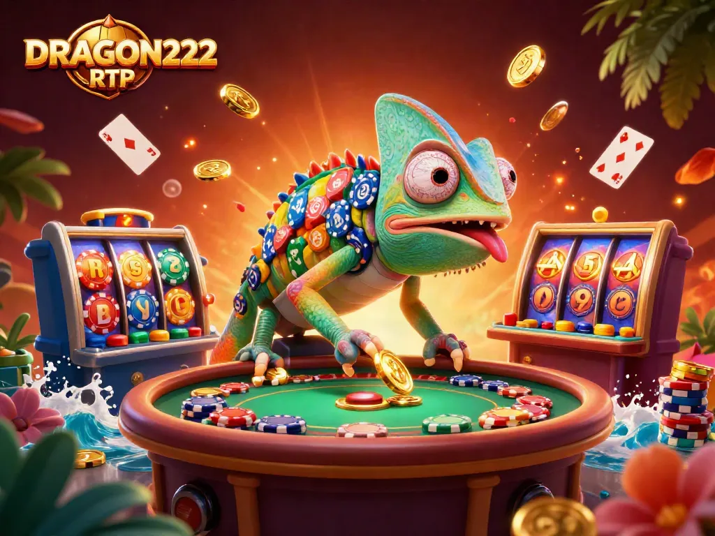 Experience dynamic gaming action with DRAGON222 RTP in a vibrant casino environment.