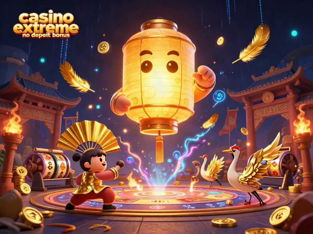 Win big with casino extreme no deposit bonus as lantern spirits illuminate the night market casino.