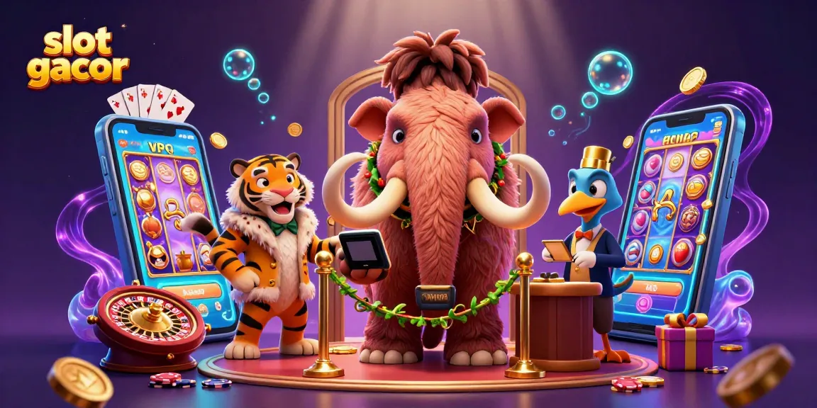 Experience the thrill of slot gacor with vibrant casino characters and dynamic game elements!