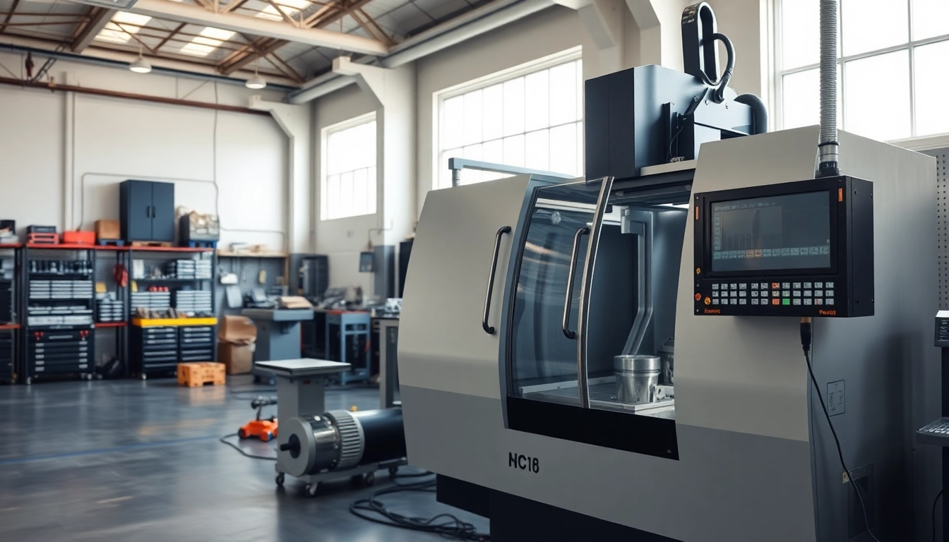 Showcasing Chiheng Custom CNC Machining service in a modern workshop equipped with advanced machinery.