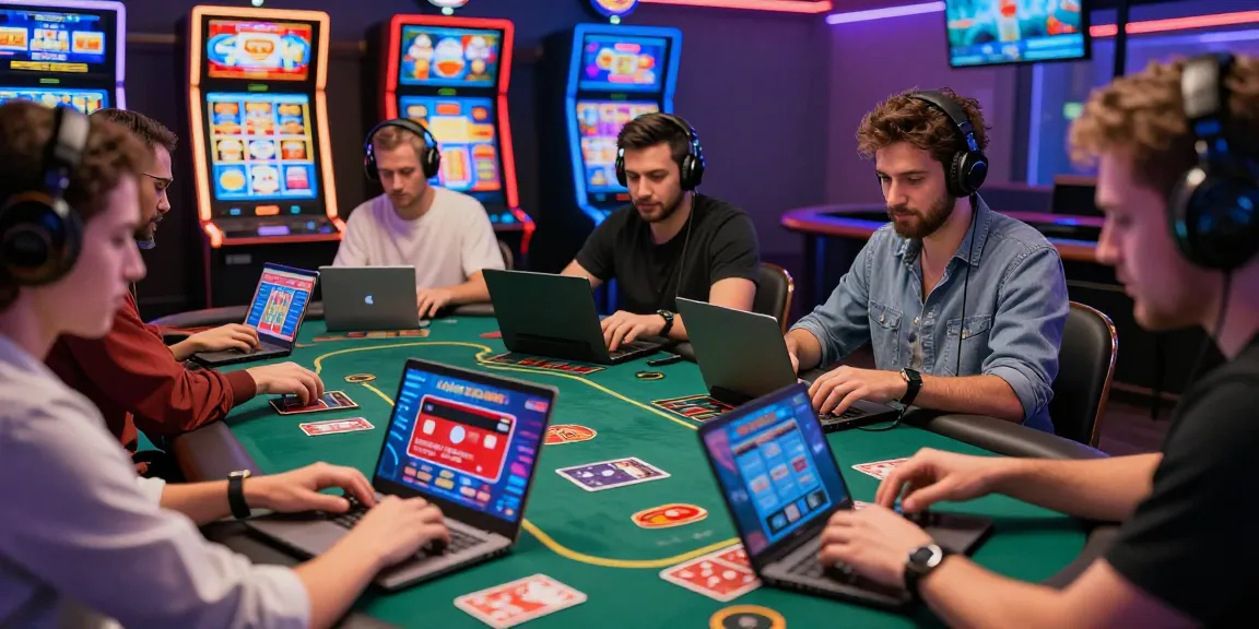 Engaged players at casinos that accept credit cards in a dynamic online gaming environment.