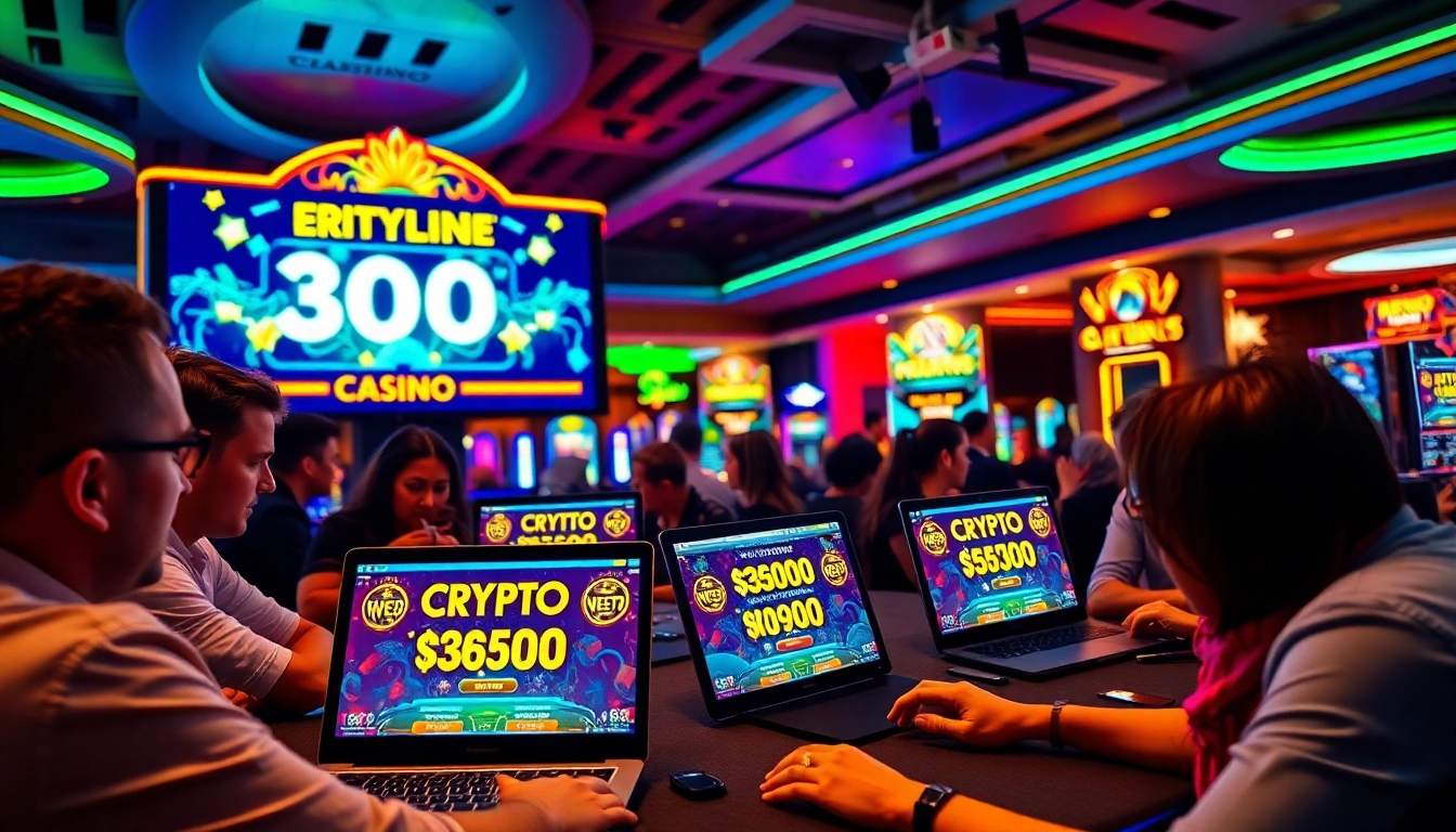 Discover the exciting Best crypto casino bonus offers in a vibrant casino scene.