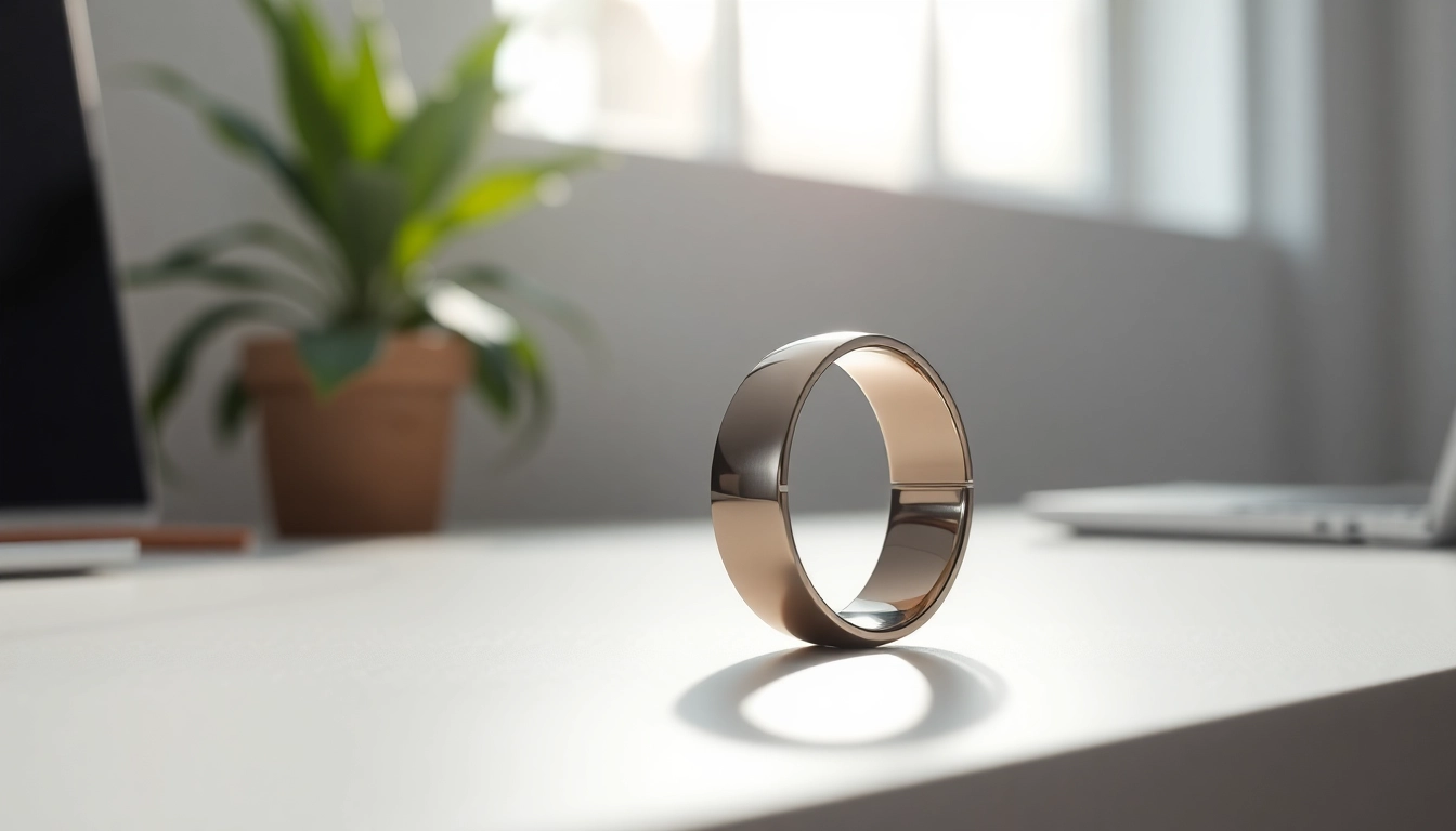 Experience the Health Ring, a sleek design showcasing wellness technology.