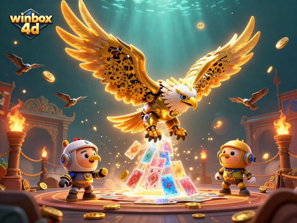 Experience the thrill of winbox 4d with vibrant characters and dynamic gaming elements.