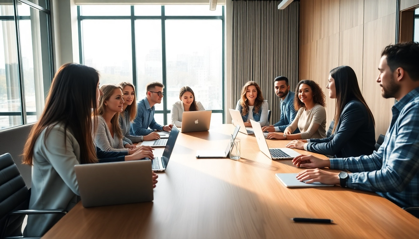 Explore growth strategy trends in a collaborative business meeting environment with diverse team dynamics.