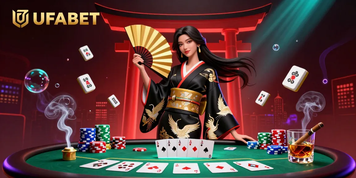 Experience the thrill of gambling with UFABET, featuring luxurious casino elements and artful design.