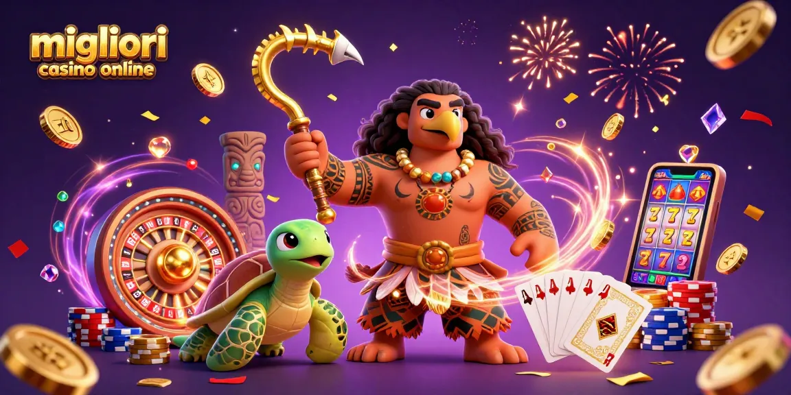 Scopri i migliori casino online con questa scena vibrante di energia e divertimento!