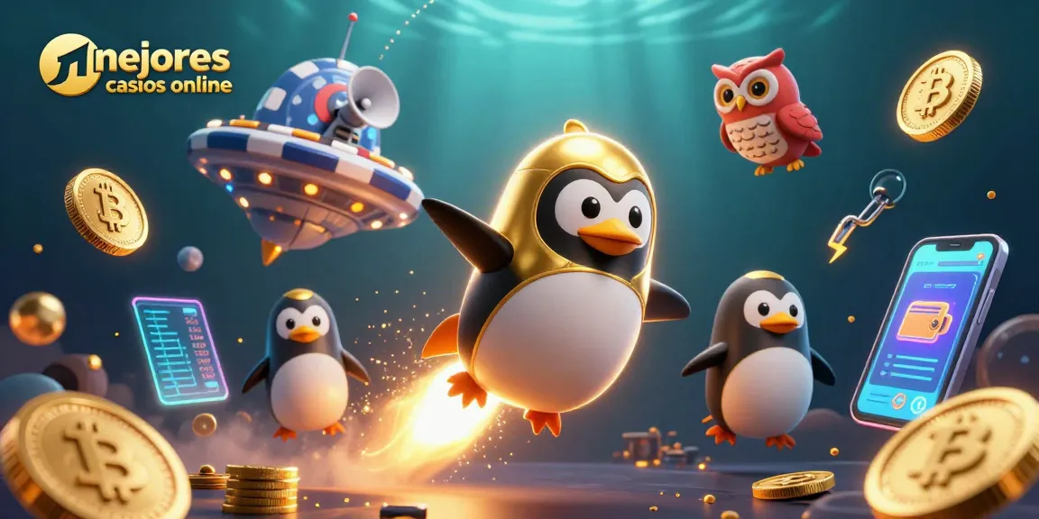 Jugar en los mejores casinos online mientras el pingüino dorado navega el espacio