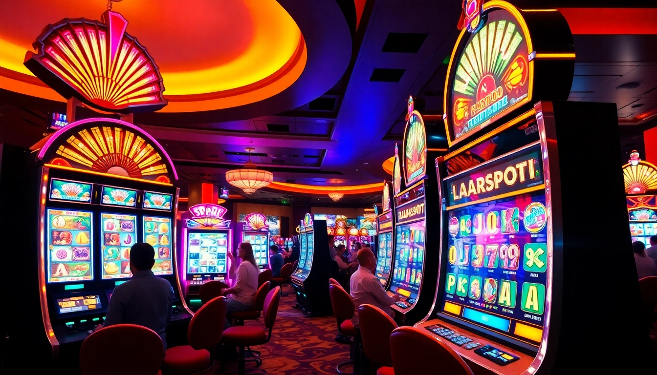 Menangkan jackpot di mesin slot terpercaya yang penuh warna dan cahaya.