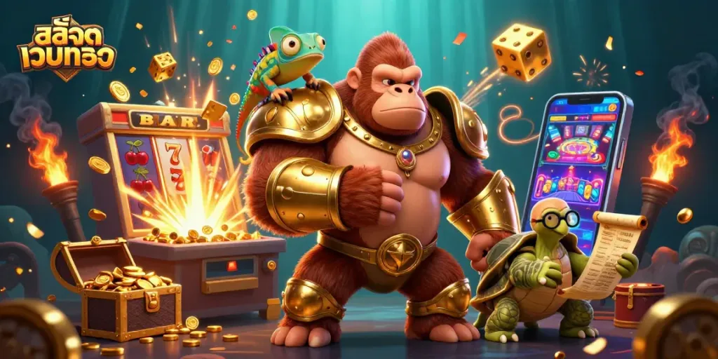 หมุนสล็อตเว็บตรงอย่างมันส์กับคาสิโนสุดตระการตาในภาพการ์ตูน 3D