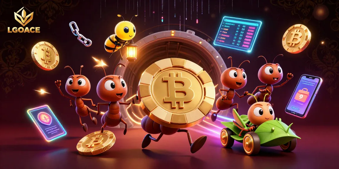 LGOACE ants steal a giant golden poker chip in an action-packed casino heist.