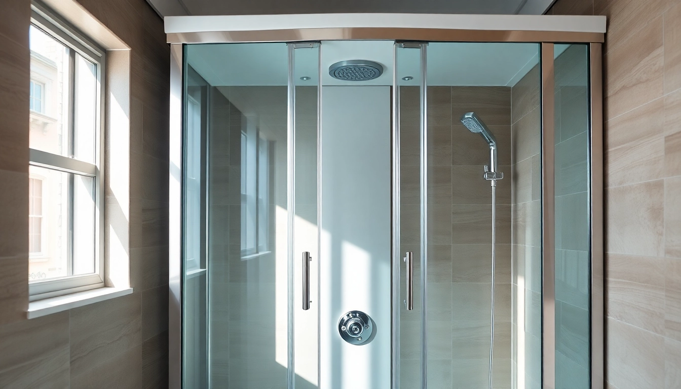 Modern sonni Duschkabine 80x80 in einem eleganten Badezimmer mit einzigartigem Design.