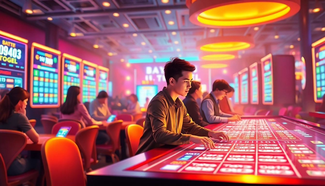 Permainan bandar togel yang menarik dan mengasyikkan dengan banyak pemain bersenang-senang.