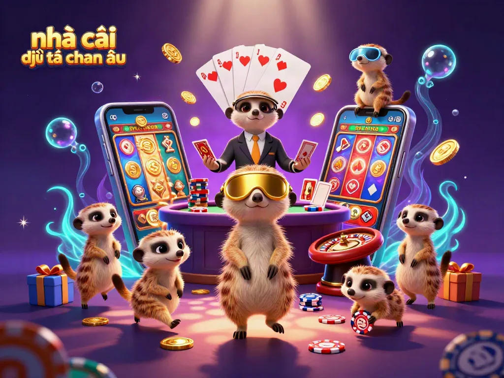 Nhà cái đến từ châu âu hoạt động trong sòng bạc đầy màu sắc với các nhân vật hoạt hình dễ thương.