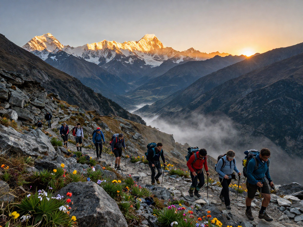 A breathtaking view of Netravati Trek's stunning landscapes, inviting adventurers to discover nature's beauty.