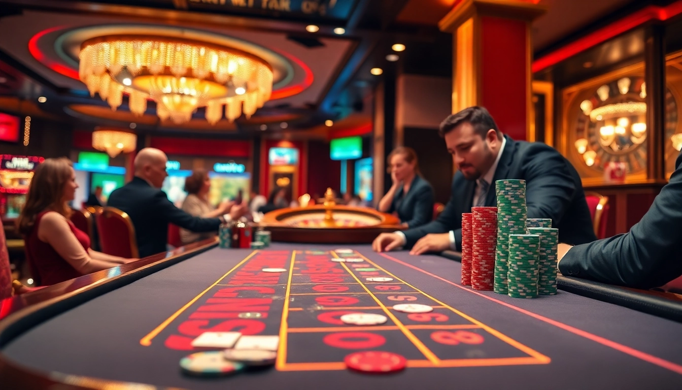 Players enjoying Baccarat at the XX88 casino with vibrant colors and dynamic action.