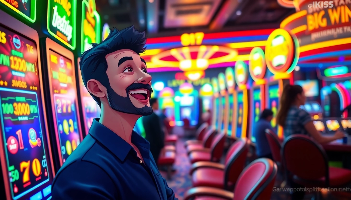 ผู้เล่นที่มีความสุขได้รับรางวัลใหญ่จาก 918kiss slot ในคาสิโน