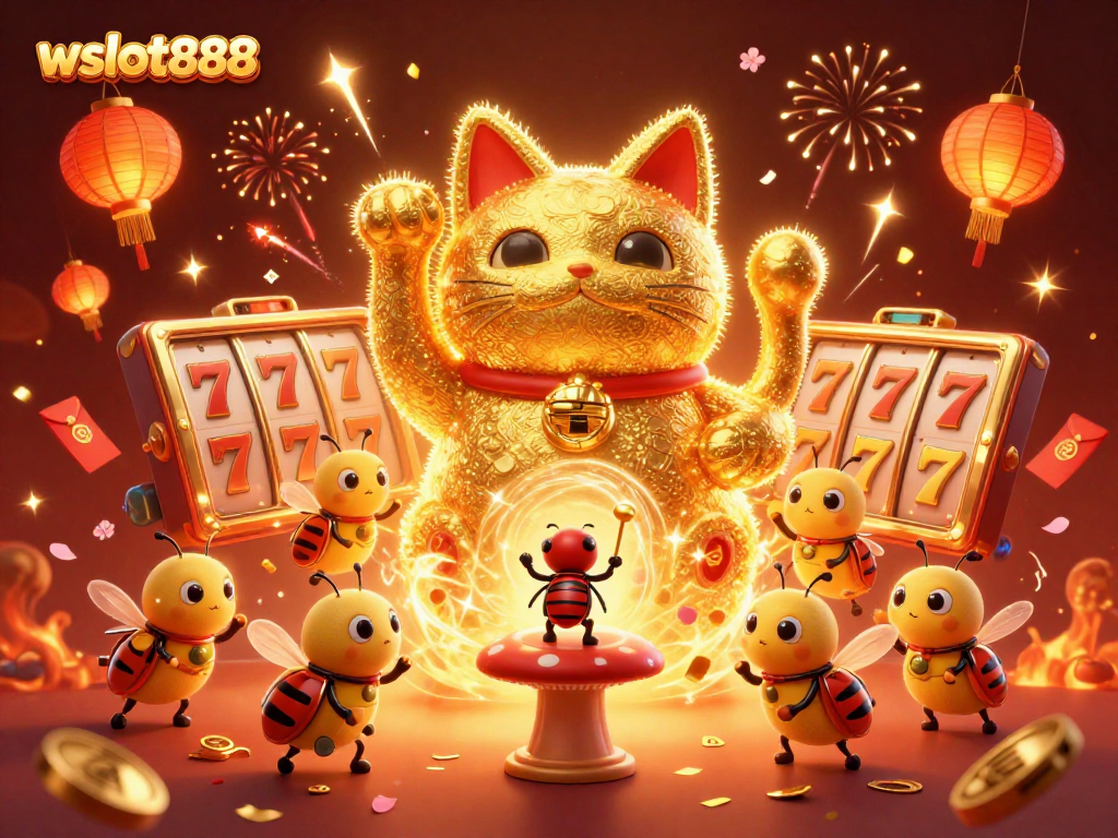 Wslot888 menghadirkan pengalaman bermain slot dengan simbol keberuntungan dan kemeriahan festival