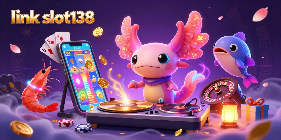 Engage with link slot138’s vibrant slot gaming scene featuring cartoon characters and dynamic elements.
