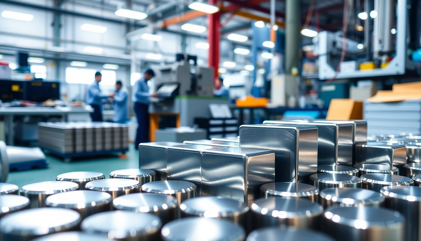 Showcasing an NdFeB magnets manufacturer in China with advanced technology and skilled workers featuring precision processes.