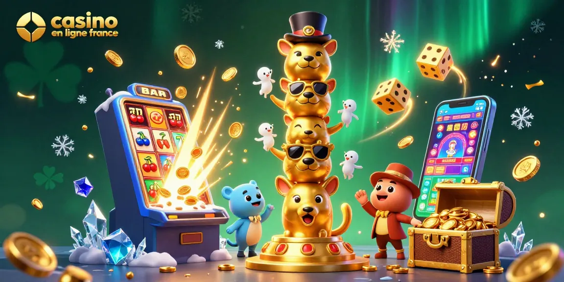 Jouez à des machines à sous fascinantes sur le casino en ligne France avec un totem animé.