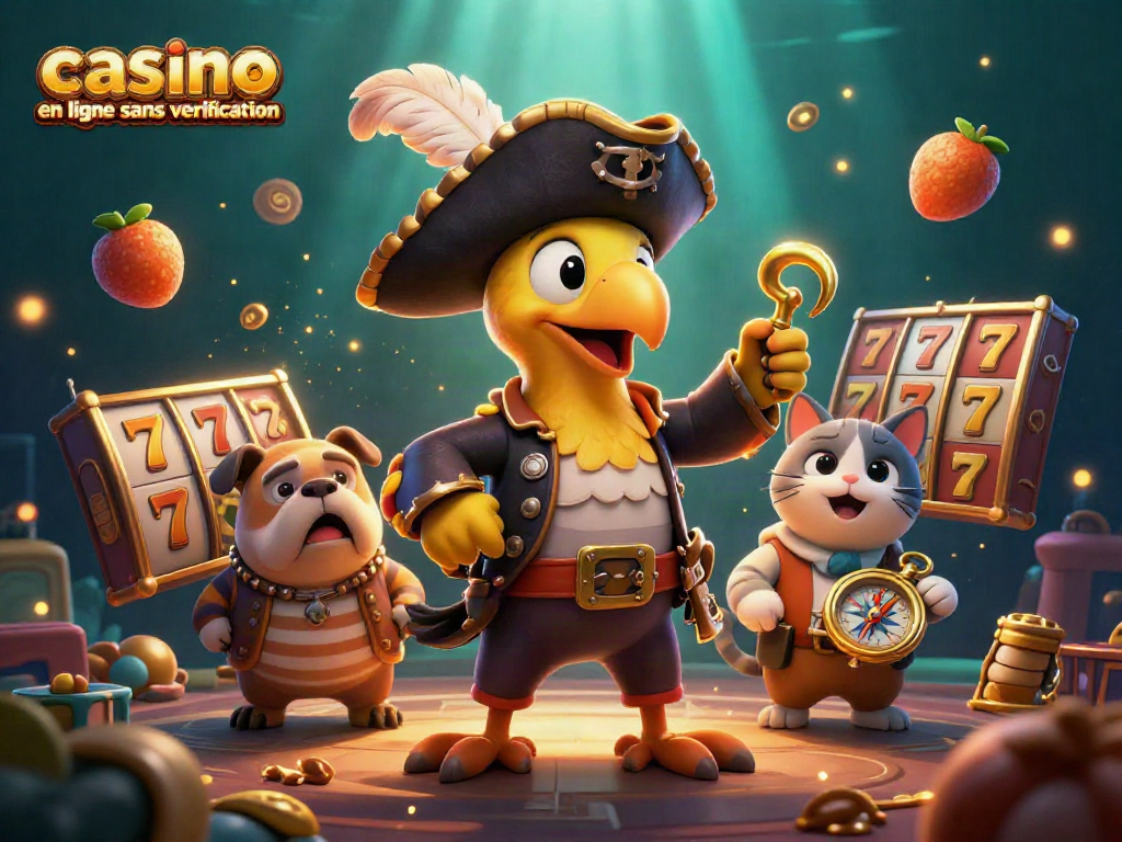 Jouez dans un casino en ligne sans vérification avec des animations de machines à sous