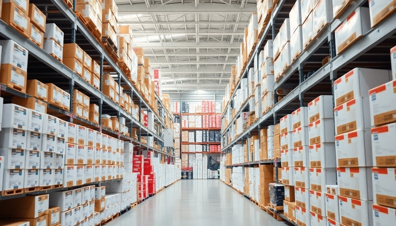 View of organized automotive parts at https://factoryoemsupply.com/ warehouse, highlighting quality and selection.