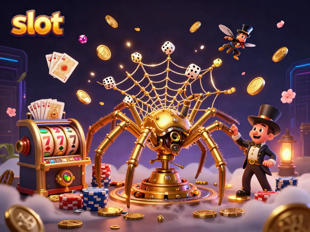 Spin the slot machines and win big with the captivating steampunk scene full of treasures.
