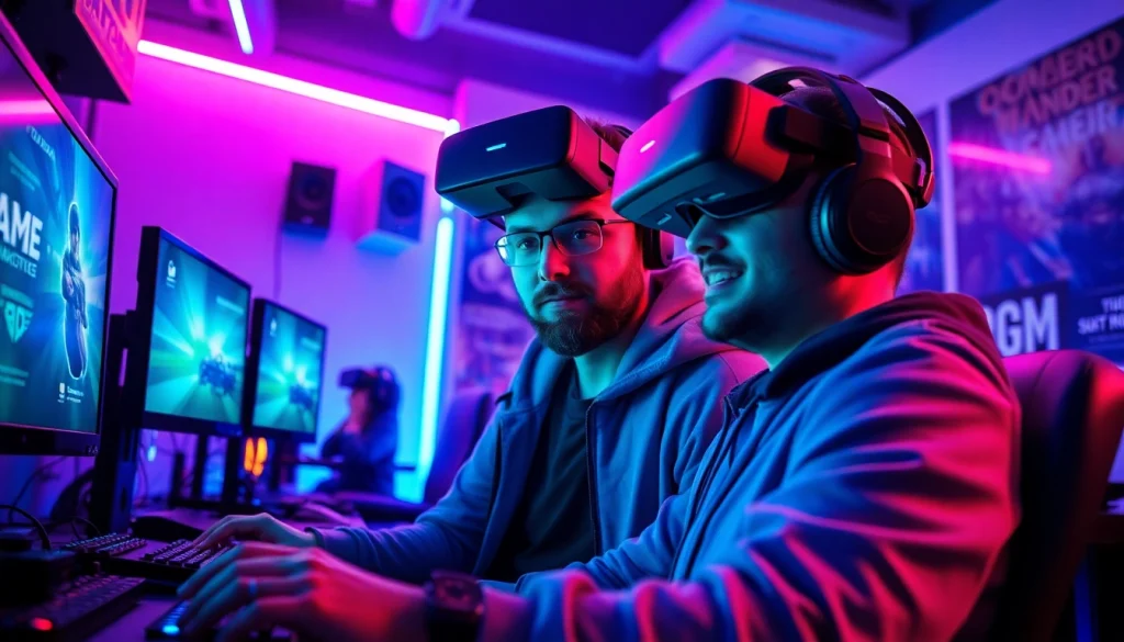 Menampilkan hakim4d alternatif game di ruang permainan yang futuristik dan menarik.