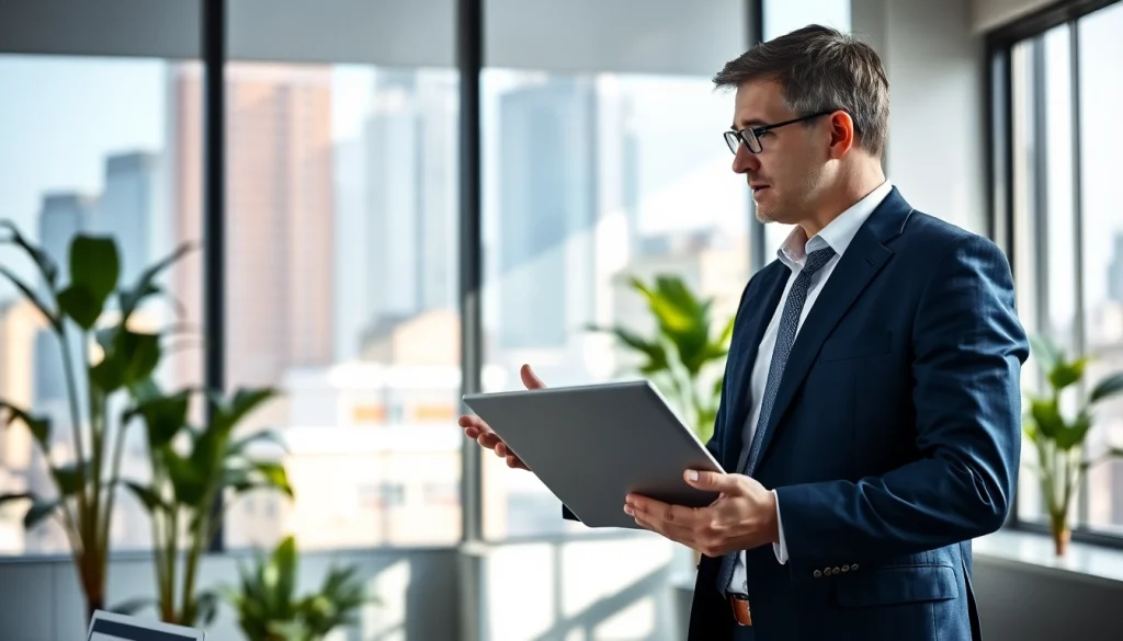 신용카드 현금화 방법을 설명하는 재무 자문가의 현대적인 사무실 풍경