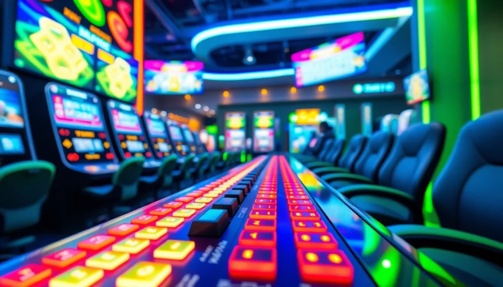 Menggambarkan pengalaman bermain bandar toto dengan peralatan gaming yang canggih dan menarik.