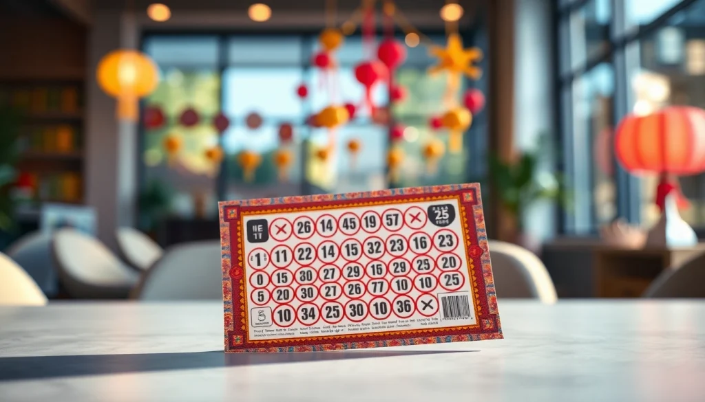 l tiket toto togel yang menonjol dengan detail halus dan suasana ceria.