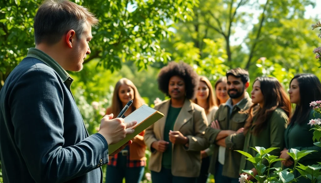 Discover impactful storytelling at https://www.unsustainablemagazine.com, showcasing a journalist interviewing diverse voices about sustainability.