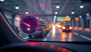 Kfz Sachverständiger Düren bewertet ein Fahrzeug bei Tageslicht.